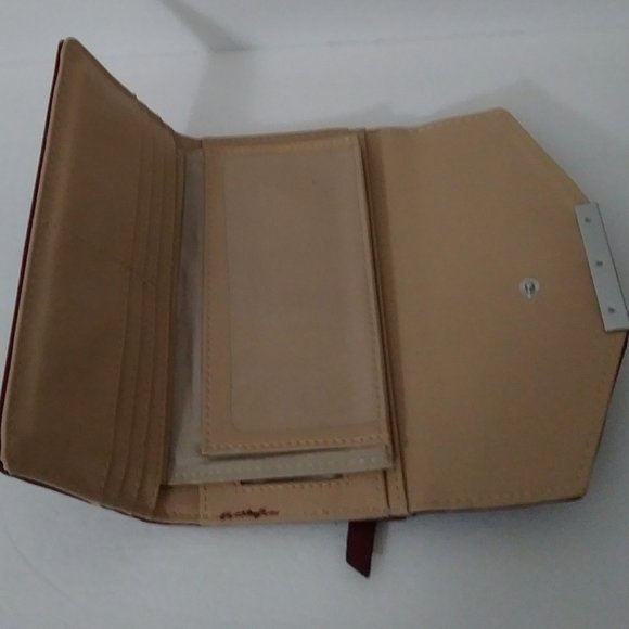 Nine West Raspberry Checkbook Wallet - Picture 4 of 13